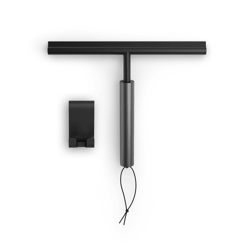 Decor Walther Douchewisser - AquaBlade, dark metal matt PVD - donker brons. - Cees Pronk Store