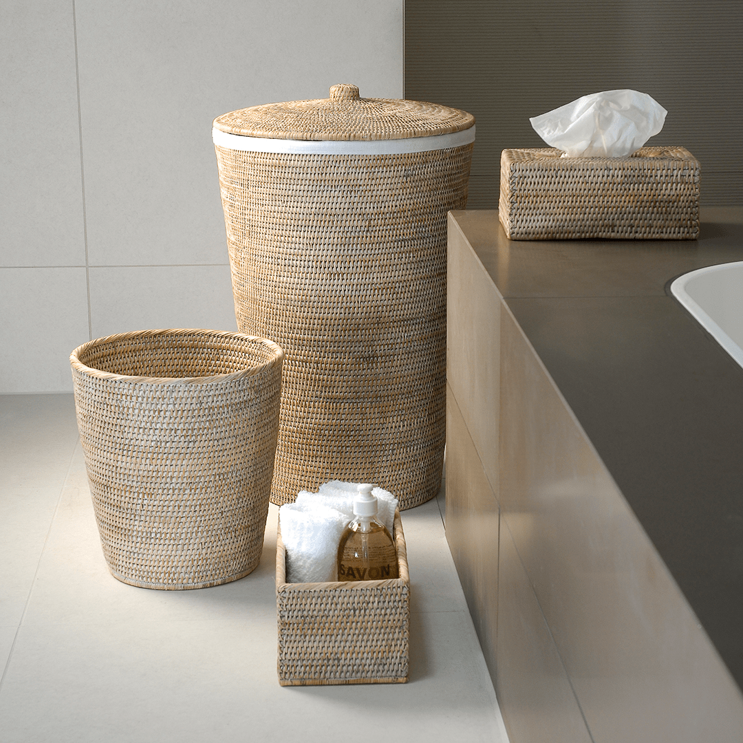 Decor Walther Wasmand Verfijnd - BASKET WB, licht rotan. - Cees Pronk Store