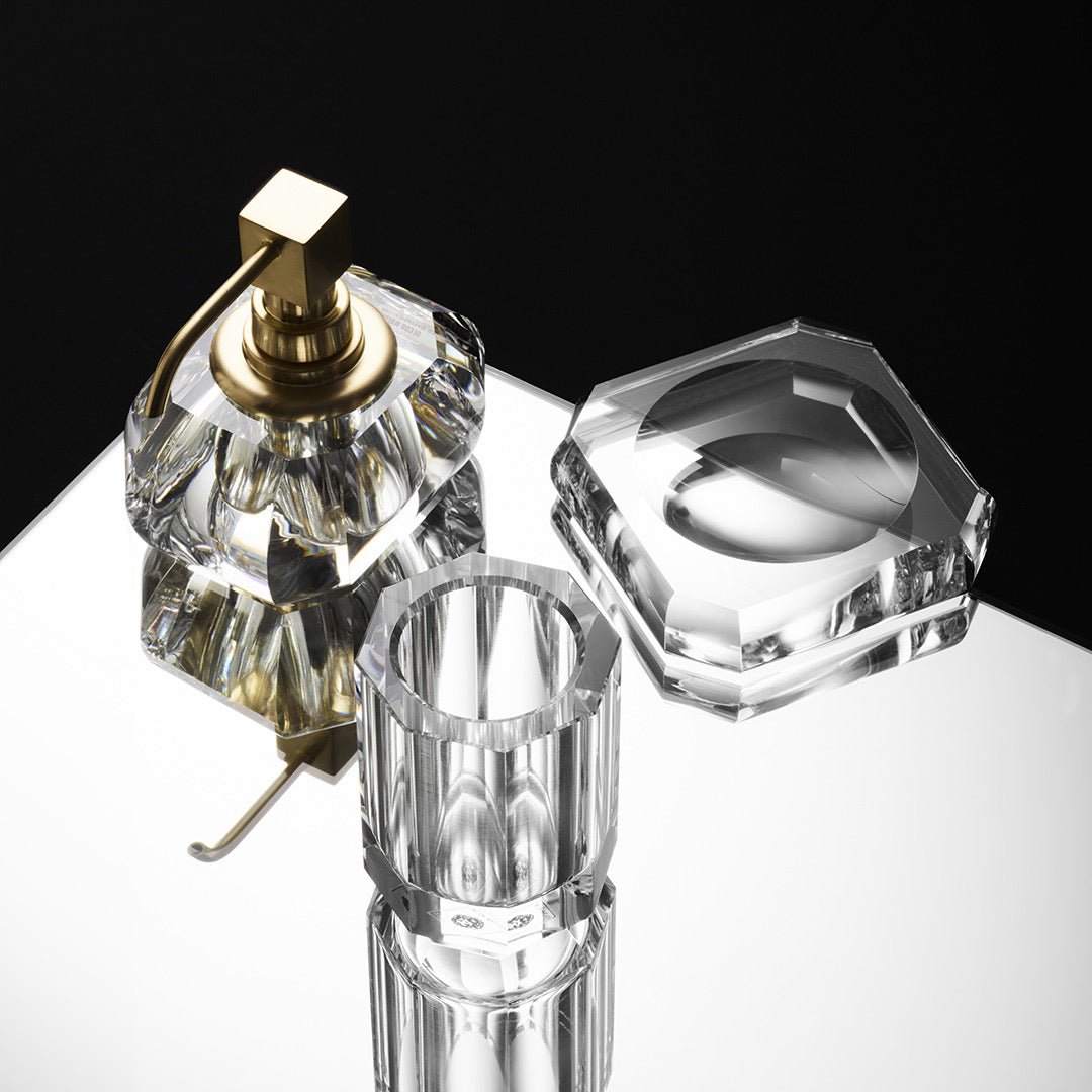 Decor Walther Zeepdispenser - KR SSP, transparant/goud. - Cees Pronk Store