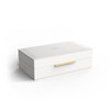 Multi purpose box - White - faux leather Box L