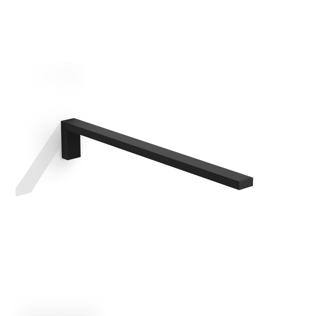 Towel holder - HTH 1, matt black.