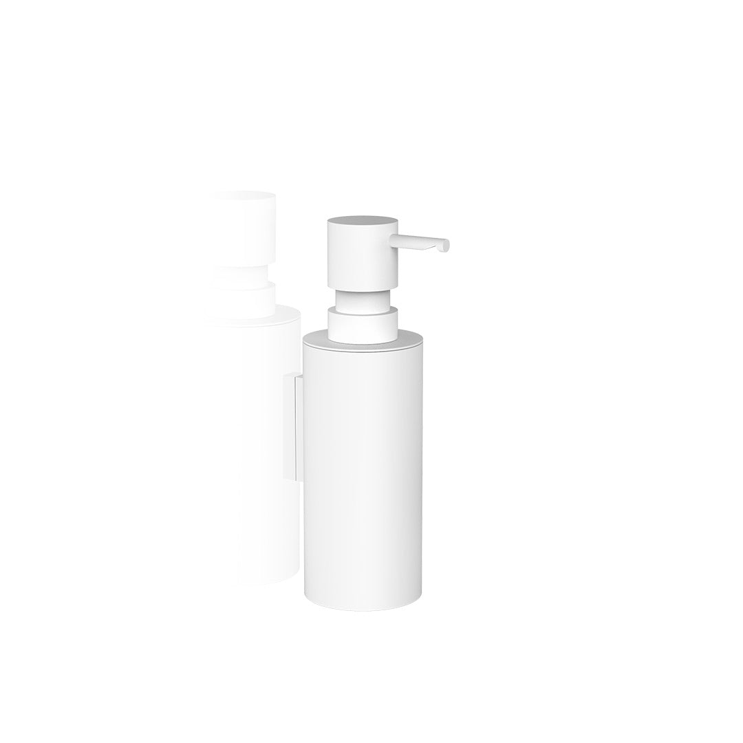 Wall-mounted soap dispenser - MK WSP, matt white.