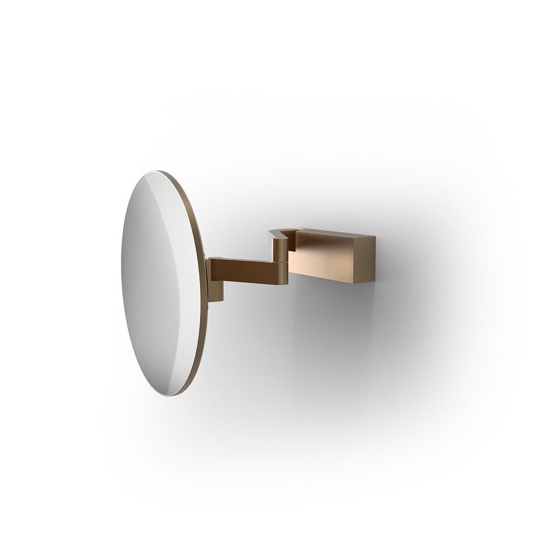 Decor Walther Cosmetische spiegel - VISION R UNLIT 5x, mat koper. - Cees Pronk Store