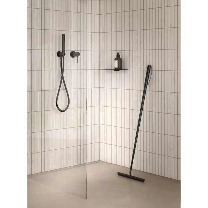 Decor Walther Douchewisser - AquaBlade, dark metal matt PVD - donker brons. - Cees Pronk Store
