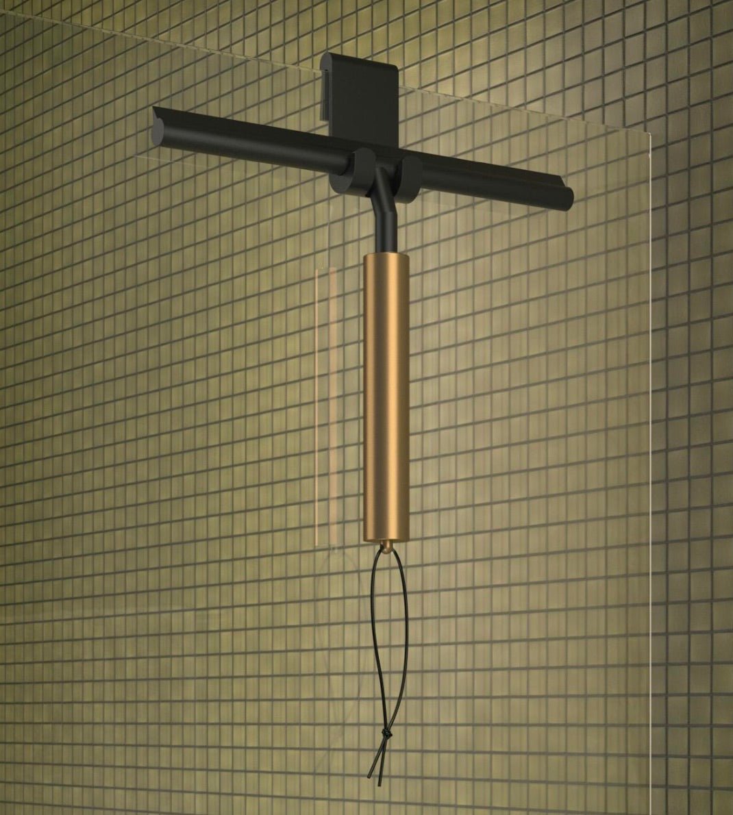 Decor Walther Douchewisser - AquaBlade, goud matt PVD. - Cees Pronk Store