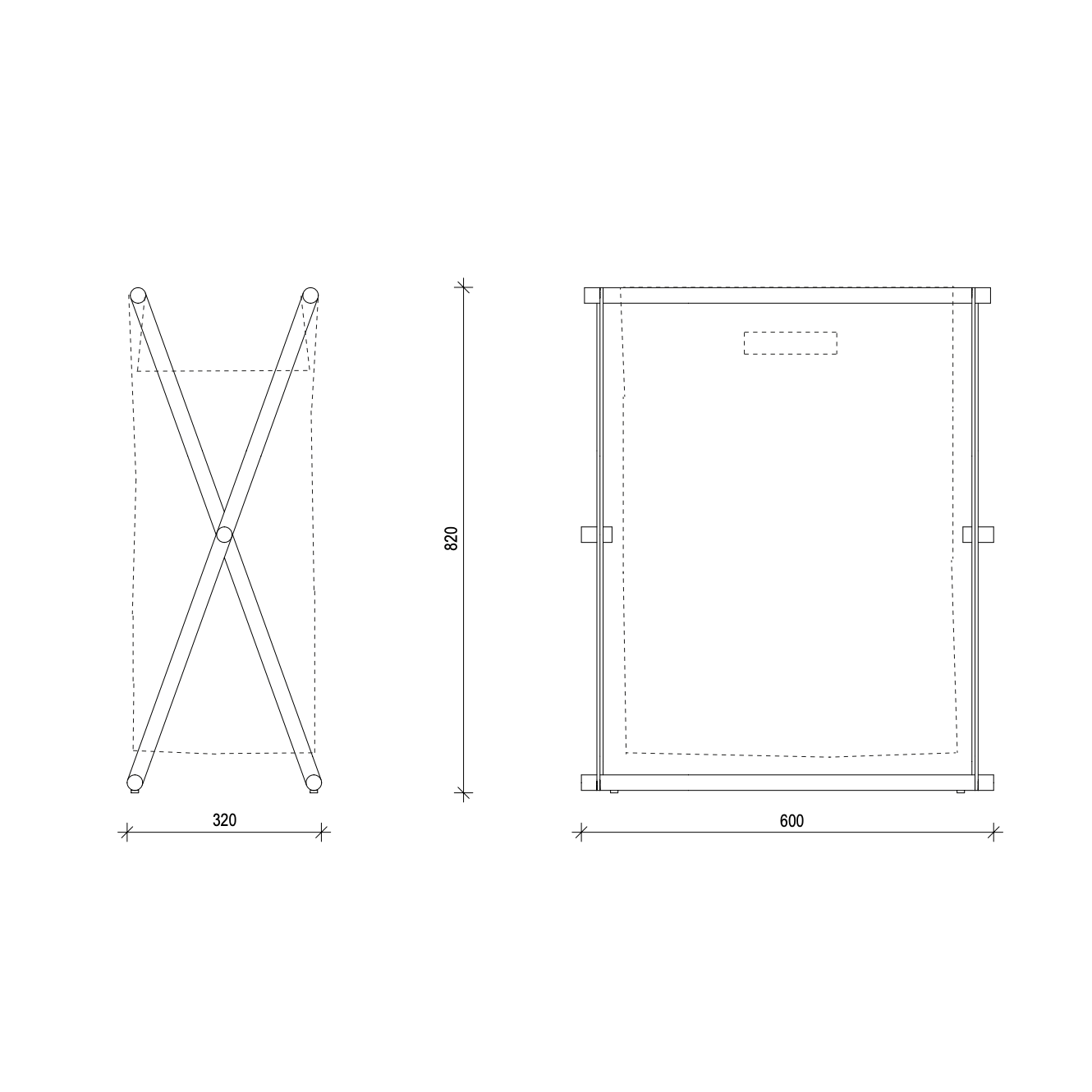 Decor Walther Wasmand - Cross WB, grijs. - Cees Pronk Store