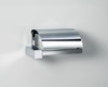 Corner Toilet Paper Holder with Lid Fixed TPH4 - Chrome
