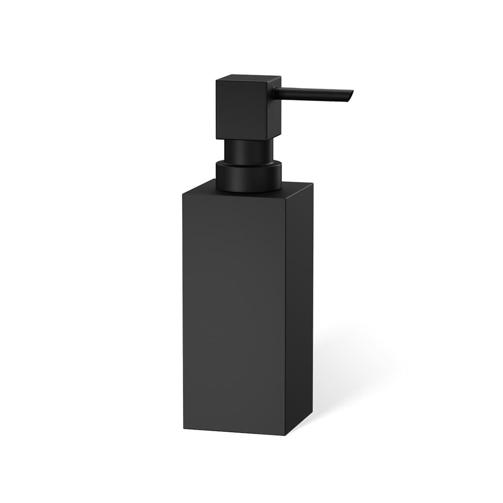 Corner Soap Dispenser Free Standing DW395 - Matte Black