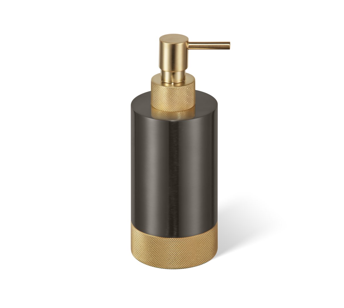 Soap dispenser Club SSP1 dark bronze / Dark metal matt - matt gold