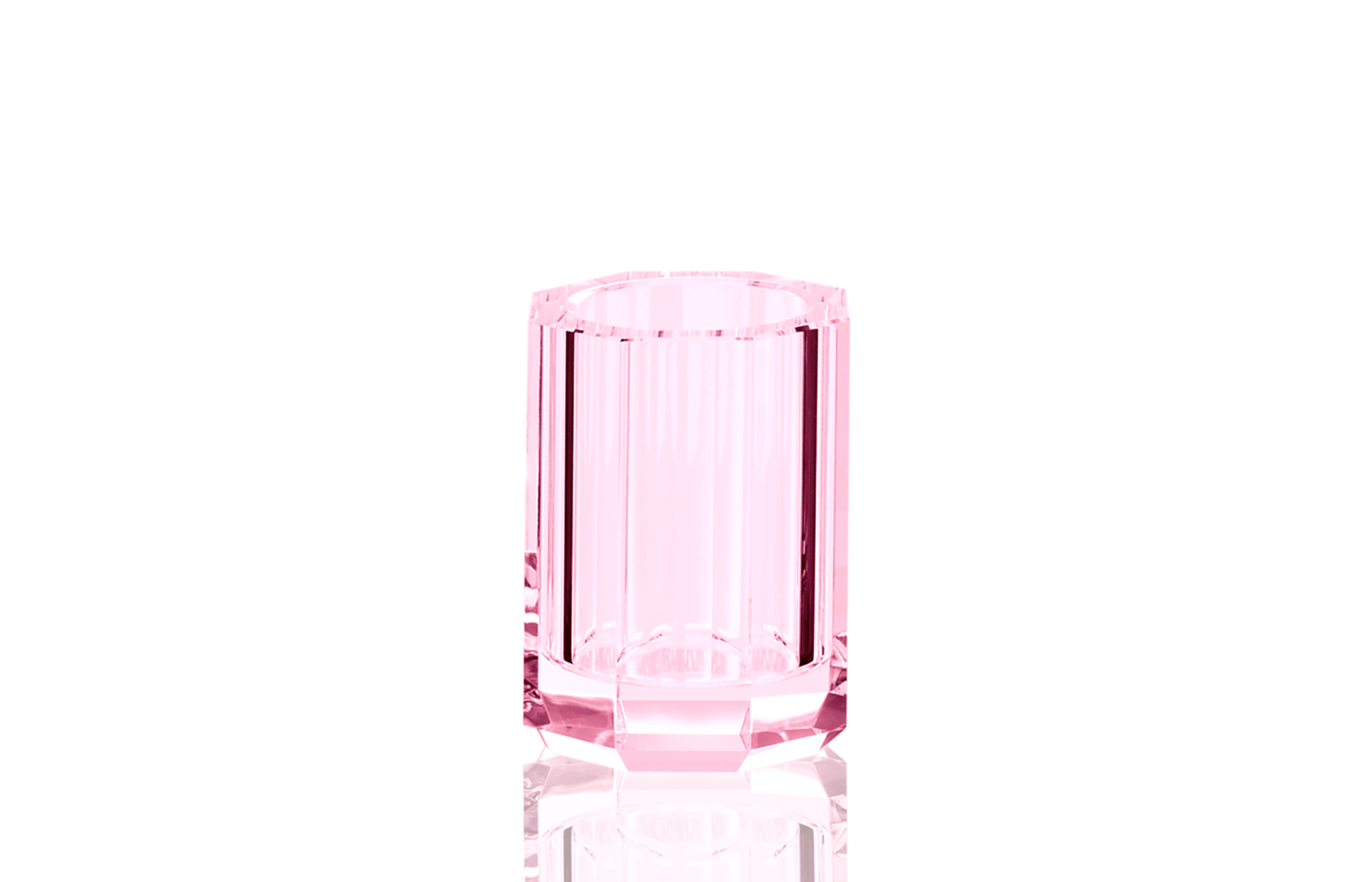 Kristall Tumbler / Toothbrush Holder - Pink