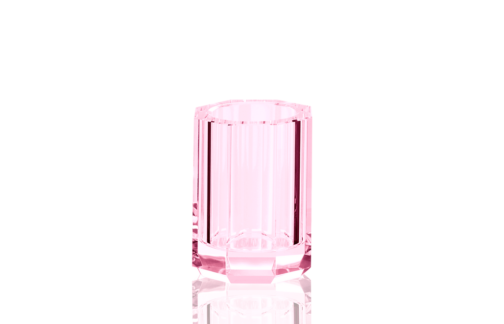 Kristall Tumbler / Toothbrush Holder - Pink