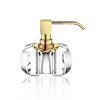 Kristall soap dispenser crystal clear - gold