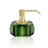 Soap Dispenser Kristall English Green - Gold Matt